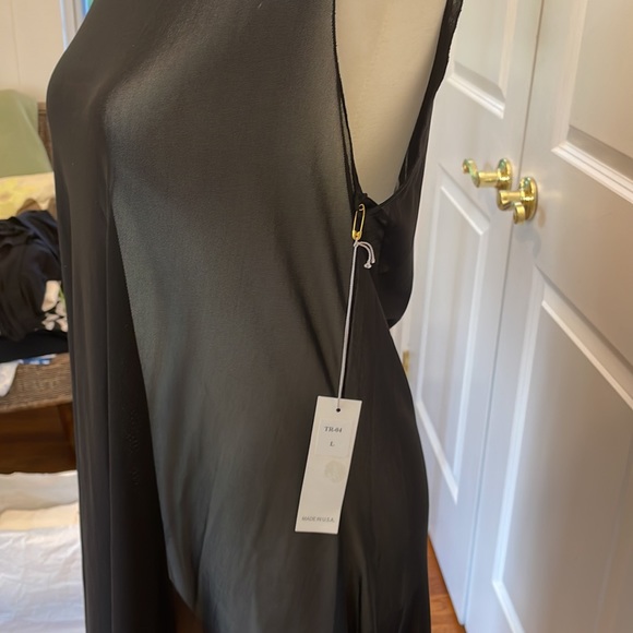 Staples A-line mesh tank dress in black. Size L. NWT - Picture 3 of 5